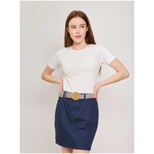 фото Футболка zolla, размер m, 01 optic white (белый)