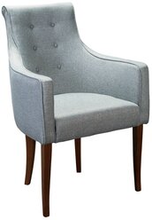 Кресло R-Home Чикаго, 67.5 x 68 см, обивка: ткань, цвет: серый