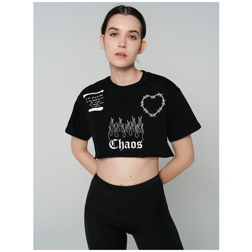 фото Футболка с кор.рукавом твое 80681 размер xs, черный, women