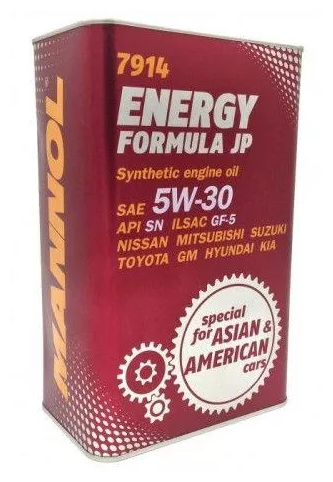 MANNOL 4030  . ENERGY FORMULA JP 5W-30 4 . 1