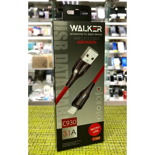 Кабель Walker C930 USB micro USB для зарядки телефона