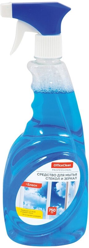 Средство для мытья стекол и зеркал OfficeClean Professional 