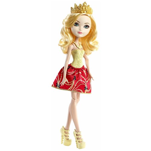 кукла ever after high нина тамбелл 26 см dhf44 разноцветный Кукла Ever After High Эппл Уайт, 26 см, DLB36 разноцветный