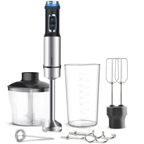 Блендер погружной 1500ВТ 6ПРЕДМ 15СК турбо чаша 065Л СТ 08Л НАС миксер венч капуч МЕТ нога CENTEK 684000₽