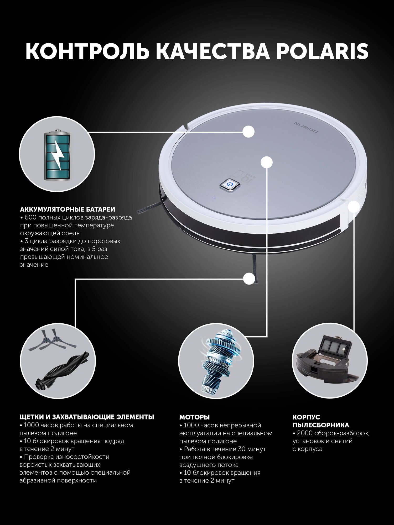 Робот-пылесос Polaris PVCR 4105 wi-fi IQ Home Aqua