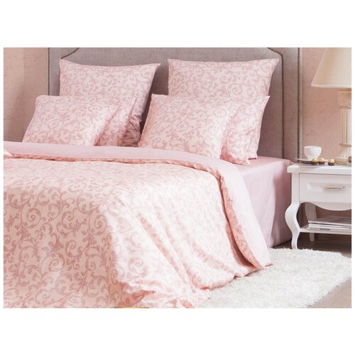 фото Хлопковый край постельное белье dandy цвет: розовый br46526 (1,5 спал.)