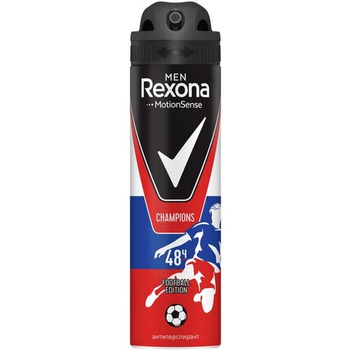 Набор из 3 штук Дезодорант для тела REXONA 150мл спрей мужской Champions 2318₽