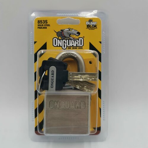 Замок навесной Onguard (Онгард) 853 S закаленная сталь, уличный