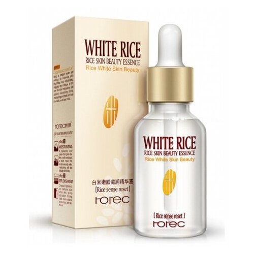 Rorec White Rice Skin Beauty Essence Сыворотка для лица Ферметированный Рис, 15 мл