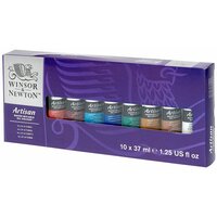 Краски масляные водорастворимые Winsor&Newton "Artisan", 10 цветов, 37мл, туба
