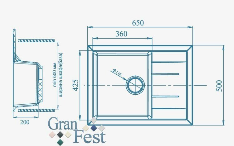 Мойка GranFest - фото №7