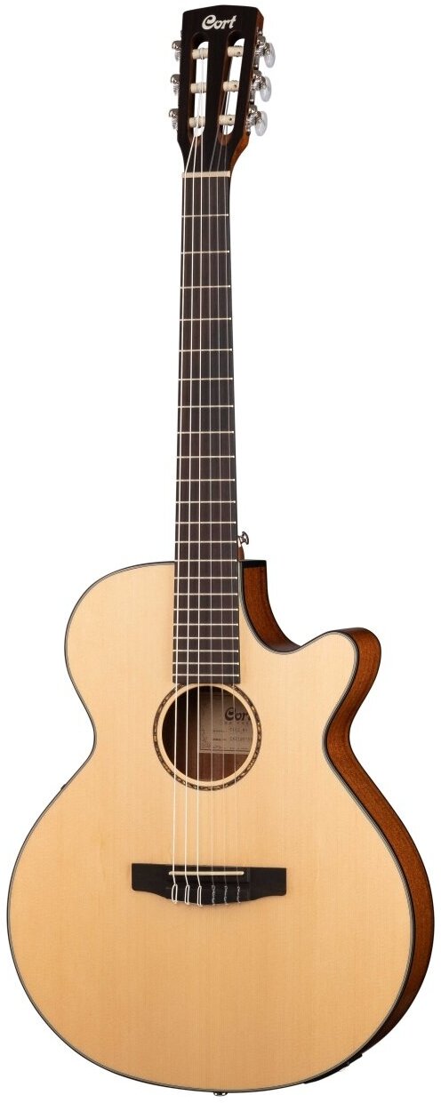 CEC3-NS Classic Series Классическая гитара со звукоснимателем, с вырезом, цвет натуральный, Cort