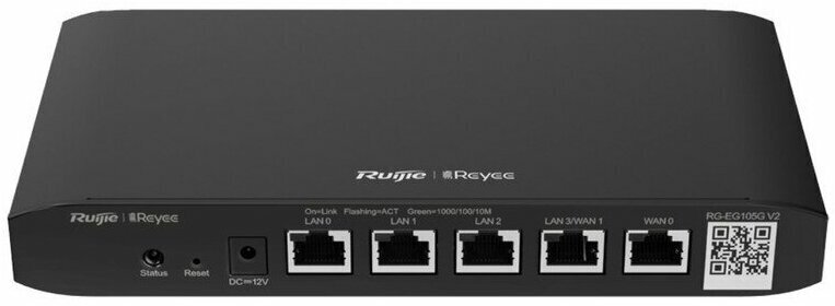 Маршрутизатор Ruijie Reyee 5-Port Gigabit Cloud Managed router 5 Gigabit Ethernet connection RG-EG105G V2