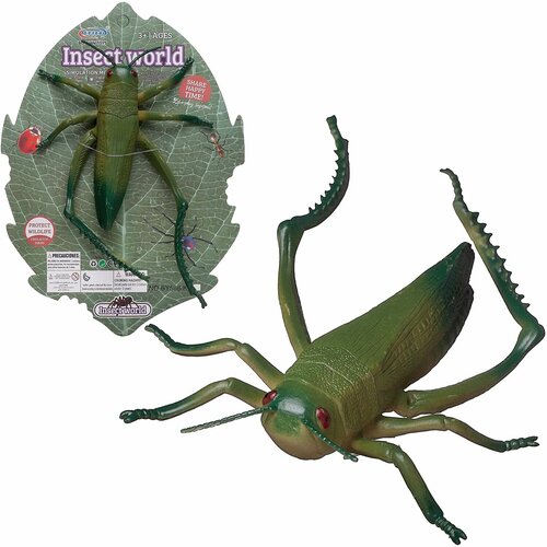 фото Фигурка насекомого junfa кузнечик, гигантский, на блистере (wa-25521) junfa toys