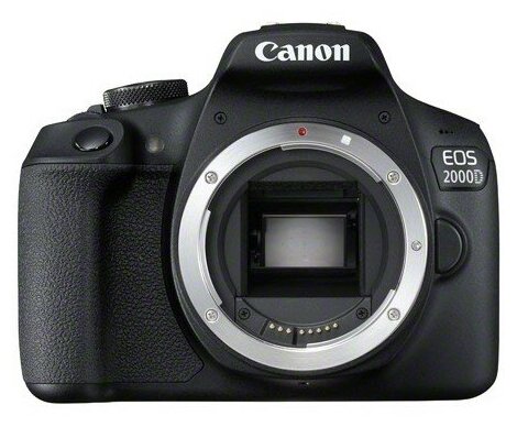 Фотоаппарат Canon EOS 2000D Body, черный