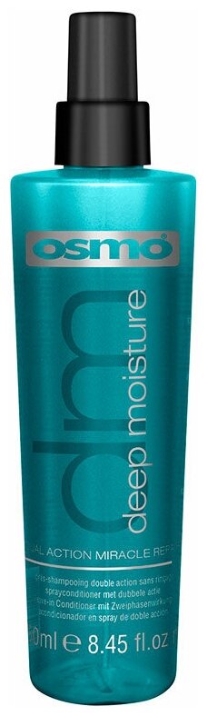 Osmo несмываемый спрей-кондиционер для волос Deep Moisture Dual Action Miracle Repair Глубокое увлажнение, 250 мл