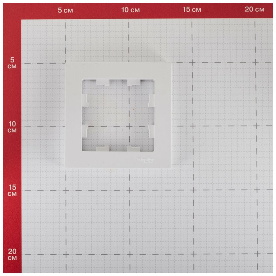 Рамка SE AtlasDesign, 1 пост, универсальная, белая, ATN000101 - фотография № 2