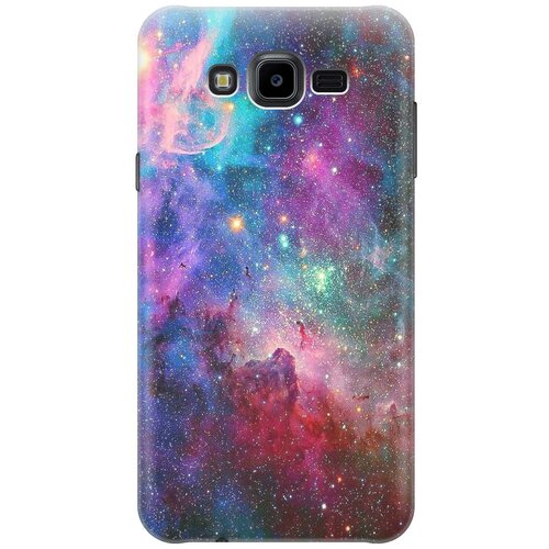 фото Cиликоновый чехол на samsung galaxy j7 neo / самсунг джей 7 нео с принтом "волшебный космос" gosso