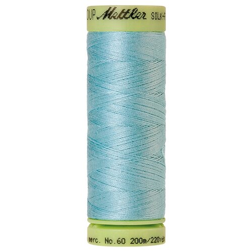 Нить для машинного квилтинга SILK-FINISH COTTON 60, 200 м 100% хлопок 0020 Rough Sea ( 9240-0020 )