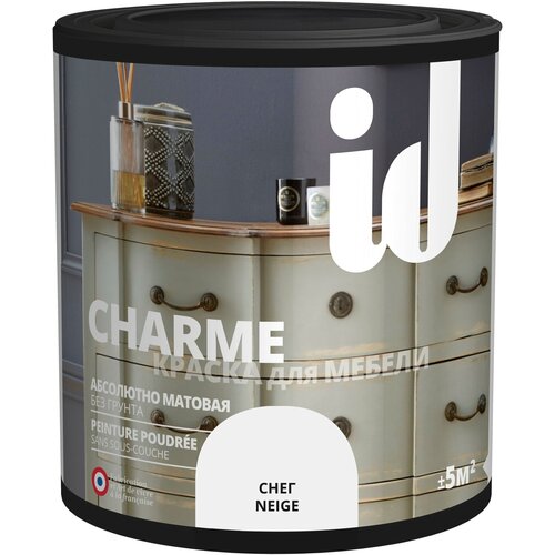 Краска для мебели ID Charme цвет снег 0.5 л