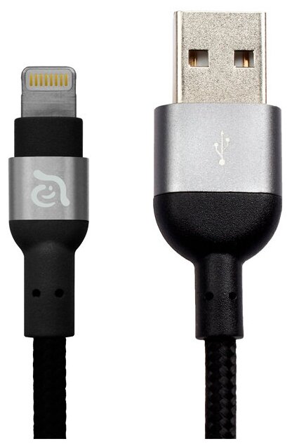 Кабель Adam Elements PeAk 200B USB / Lightning, 2м, серый