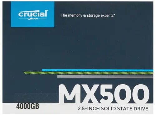 Твердотельный накопитель Crucial MX500 4Tb SATA III CT4000MX500SSD1 - фото №4