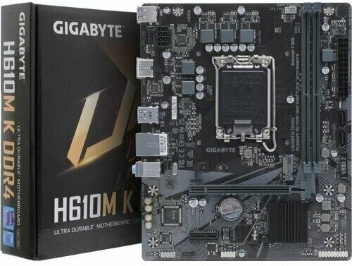 Материнская плата Gigabyte H610M K DDR4 Soc-1700 Intel H610 - фотография № 8