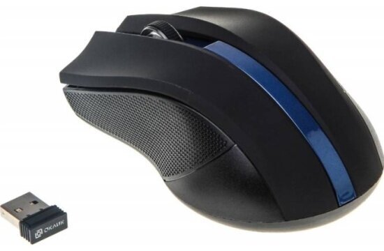 Мышь Оклик Oklick 615MW (opt) USB Black/Blue