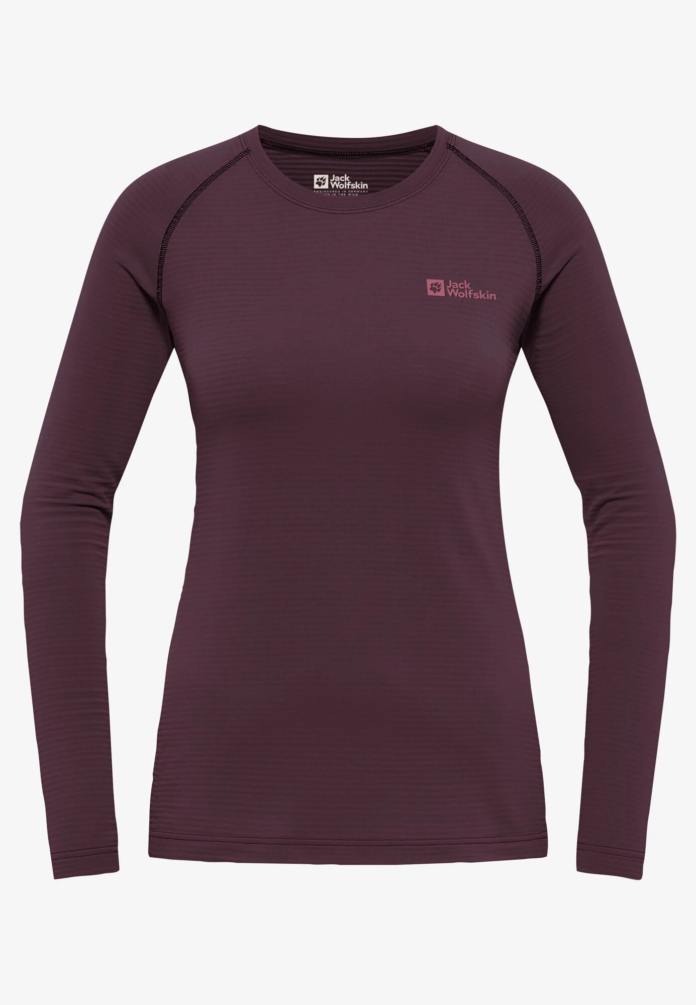 Термолонгслив Jack Wolfskin, размер M, фиолетовый — фото 1