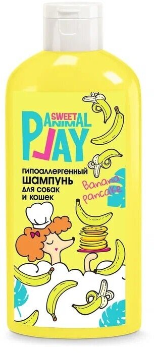 Шампунь для собак Animal Play Sweet гипоаллергенный банановый панкейк