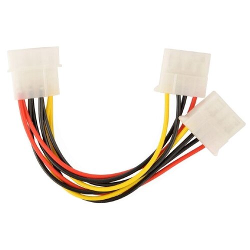 кабель питания cablexpert cc psu 85 Разветвитель Cablexpert Molex - 2 x Molex (CC-PSU-1), 0.15 м, разноцветный