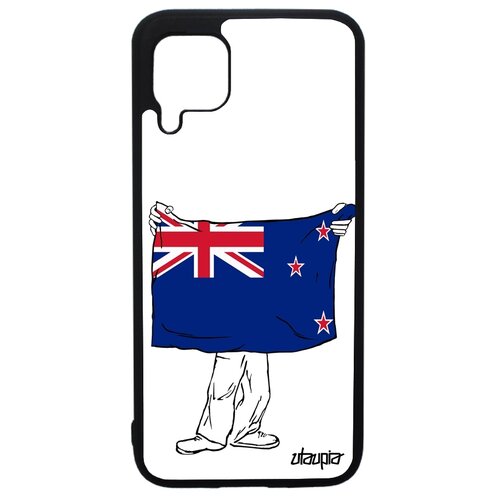 фото Чехол для смартфона huawei p40 lite, "флаг новой зеландии с руками" страна государственный utaupia