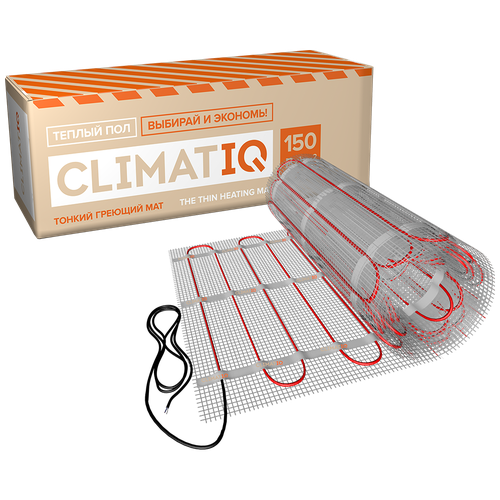 Теплый пол CLIMATIQ Mат 9,0м2 (0,5мх18,0м) 150Вт/м2