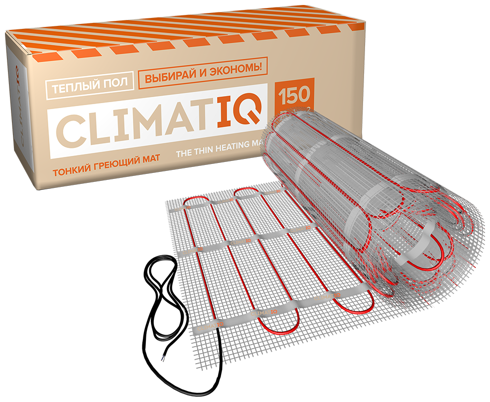 Нагревательный мат CLIMATIQ MAT 10,0 m2