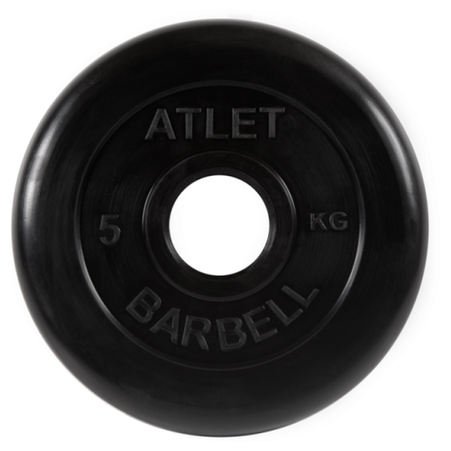 фото Диск mb barbell mb-atletb51 5 кг черный