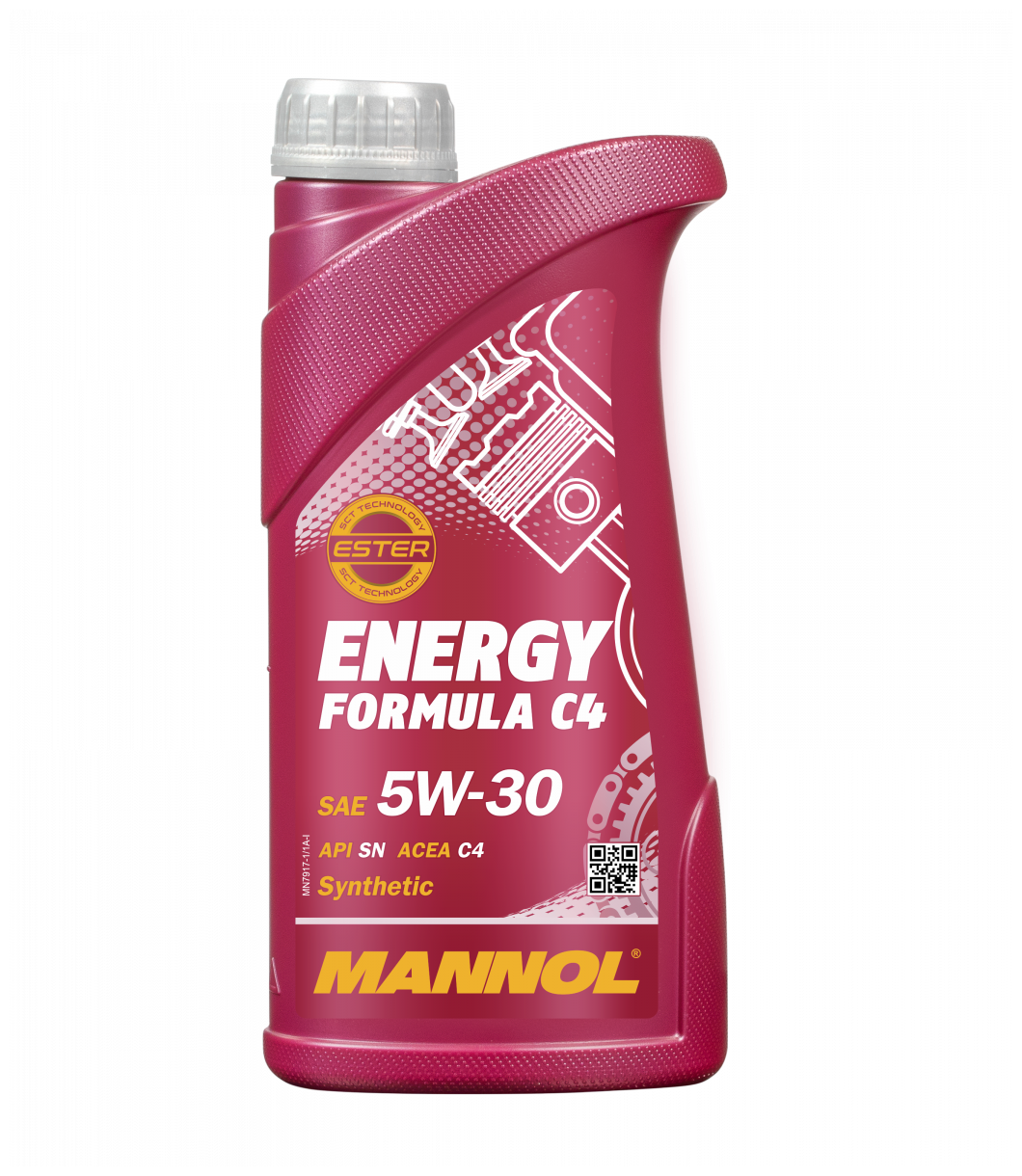 Моторное масло Mannol 7917 Energy Formula C4 5W-30, 1L, 79171