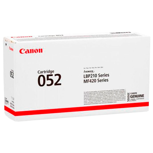 Картридж Canon 052 (2199C002), 3100 стр, черный картридж t2 tc c052 3100 стр черный