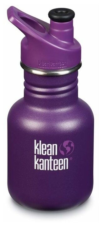 Детская бутылка Klean Kanteen Kid Classic Sport 12oz (355 мл) (Grape Jelly)