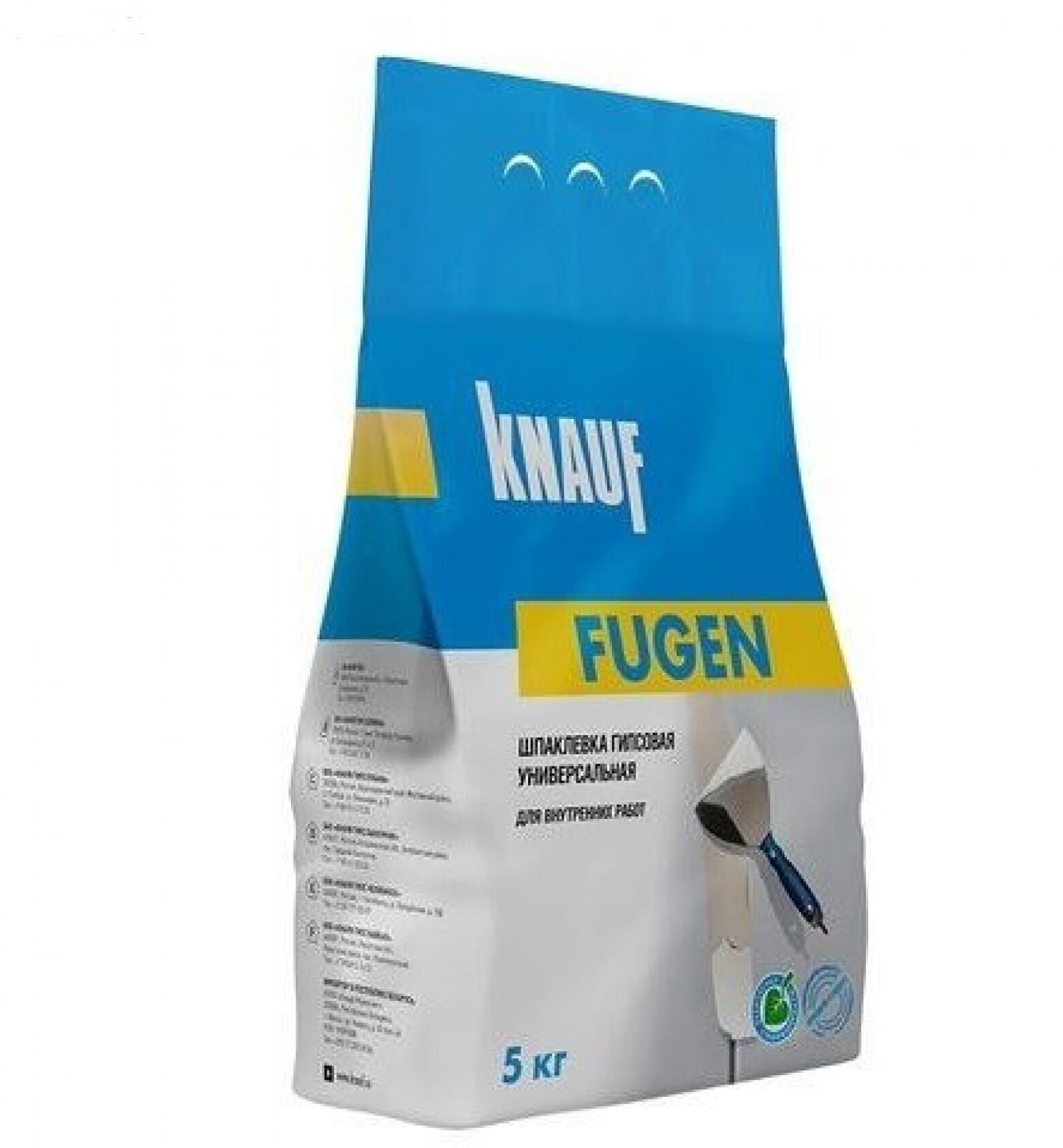 Шпаклёвка гипсовая Knauf Fugen, 5 кг