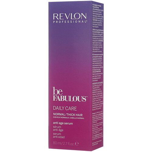 Сыворотка для волос антивозрастная Revlon Be Fabulous. Normal/Thick Hair Anti Age Serum для нормальных и густых волос 80 мл