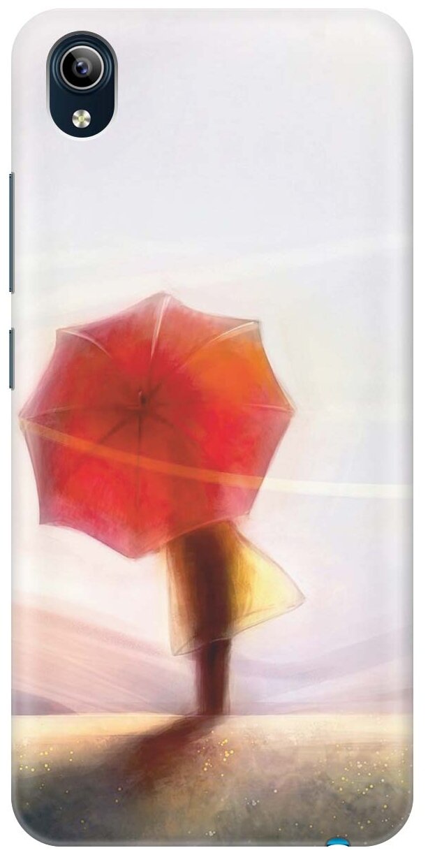 RE: PA Накладка Transparent для Vivo Y91C с принтом "Красный зонтик"