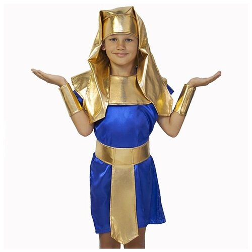 Карнавальный костюм фараон, на рост 122-134 см, 5-7 лет, Бока 2517-бока карнавальный костюм ведьма на рост 122 134 см 5 7 лет бока 1118 бока