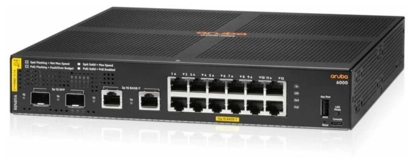 Коммутатор управляемый HPE Aruba 6000 R8N89A#ABB - фото №1