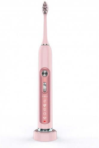 Звуковая электрическая зубная щетка Revyline RL 010, розовая