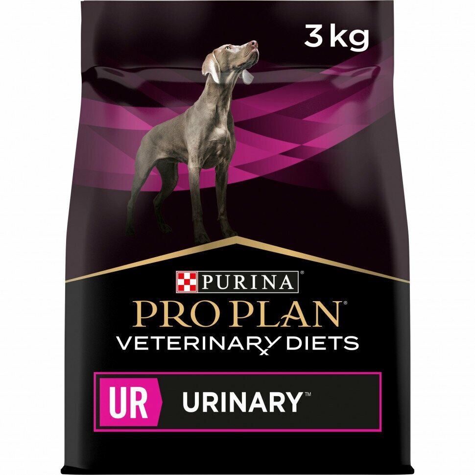 Pro Plan Veterinary Diets UR Urinary корм для собак при МКБ Диетический, 3 кг. - фотография № 18