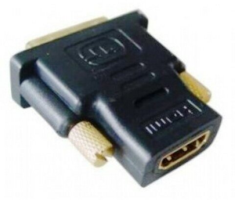 Переходник Buro HDMI-DVI-D позолоченные контакты черный - фото №5