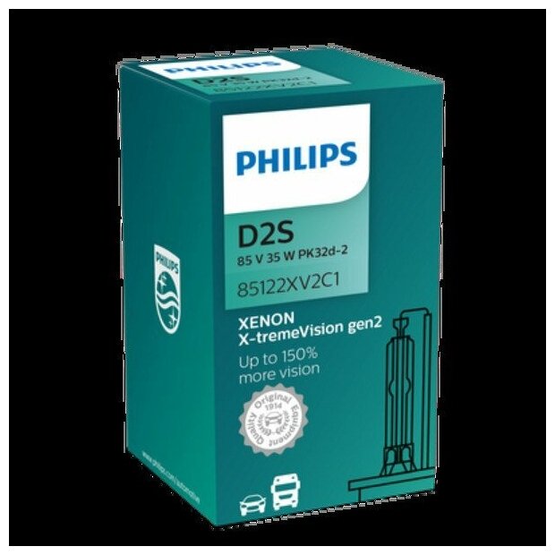 Philips D2S 85V-35W (P32d-2) 4800K X-tremeVision gen 2 - фото №3