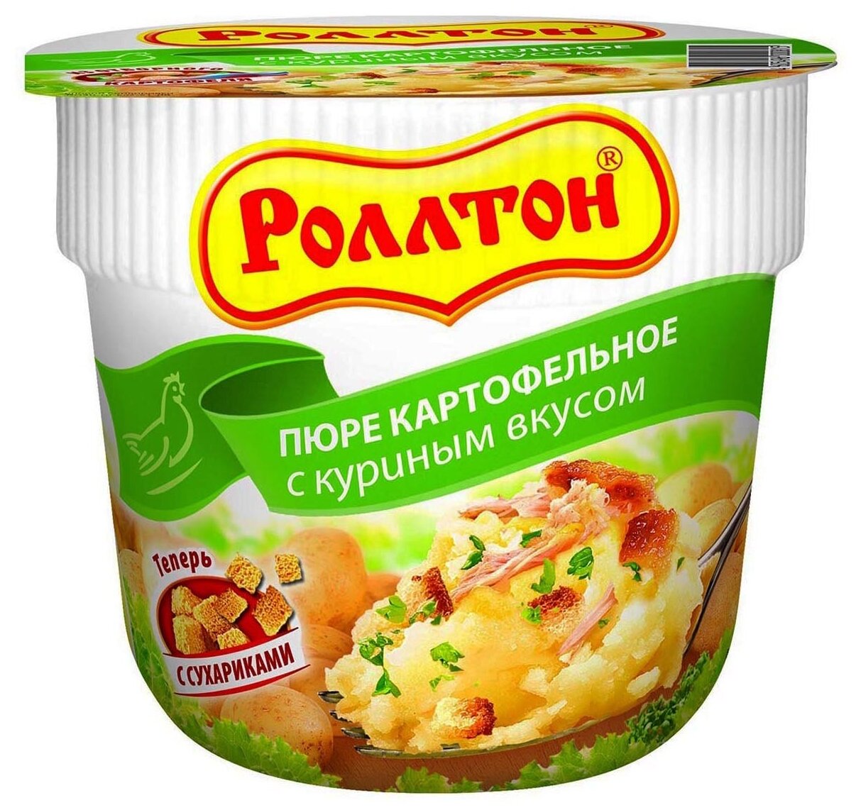 Роллтон Пюре картофельное со вкусом курицы 40 г (1шт.)