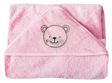 Полотенце  Baby Nice M131 банное, 75x75см, розовый