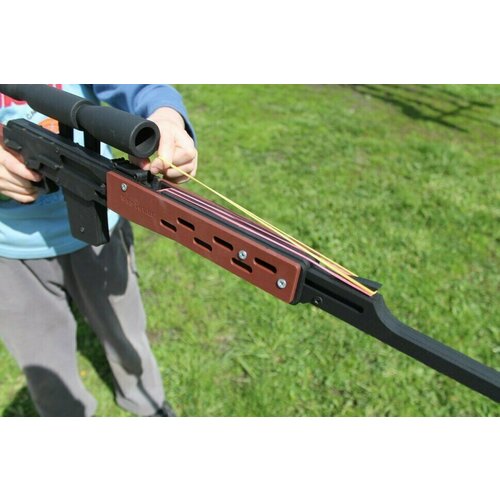 Деревянная Снайперская винтовка Драгунова (СВД), игрушка-резинкострел, окрашена под настоящий резинкострел из дерева армия россии свд снайперская винтовка